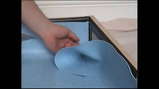 How to fit the vinyl flooring in corners with Quantum Flooring [upl. by Pronty]