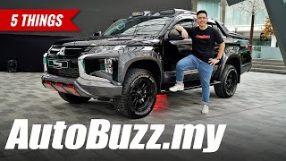 Limitededition Mitsubishi Triton Phantom Plus RM139K only  AutoBuzz [upl. by Hanikehs]