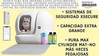 PETKIT Pura MAX Arenero Gatos Autolimpiable Inodoro para Gatos Arenero Autolimpiable para Gatos [upl. by Katina338]