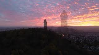 Sunset over Wallace Monument [upl. by Bethanne129]