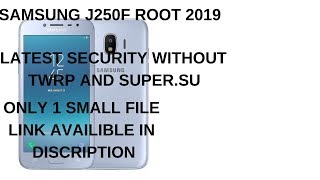 Samsung SmJ250F Root Tested Method 2019 Samsung J250F Root U2 Files SaveYourInternet [upl. by Sherburn]