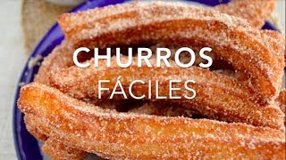 CÓMO HACER CHURROS muy deliciosos  Recetas fáciles Pizca de Sabor [upl. by Anilet246]