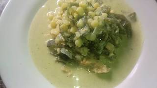 Rajas Con Crema y Pollo [upl. by Ayotan]