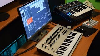 Novation Bass Station 2 II Korg Minilogue amp Volca Sample [upl. by Goraud]