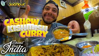 Trying Kaju Kismis Curry and MORE in the most Authentic Veg food restaurant in Jodhpur 🇮🇳✈ [upl. by Haden]