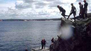 Extreme Coasteering 40ft Jump [upl. by Anissej848]