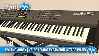 ROLAND A90EX  VERD1 PIANO EXPANSION  STAGE PIANO  Jam [upl. by Neffets]