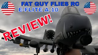 EFLITE A10 REVIEW ONE INCREDIBLE WARBIRD by Fat Guy Flies RC [upl. by Shiroma]