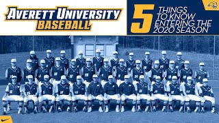 2020 Averett University Baseball Season Preview [upl. by Feodore]