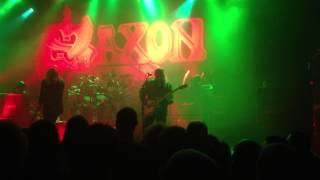 Saxon Live  The ABC Glasgow Sunday 21st April 2013  IntroSacrifice [upl. by Hsirk]