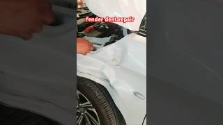 fender dent repair fender touch up paint shortsfeed viralvideo tending automobile car [upl. by Lowenstein]