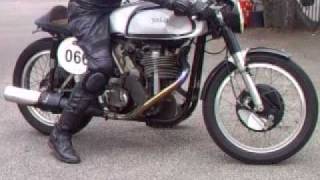 classic racing motorcycles at brooklands [upl. by Shiau]