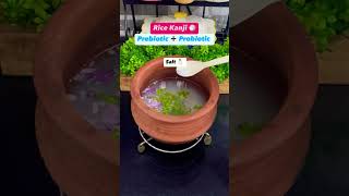 Rice Kanji 🤍 Natural Probiotics Breakfast for Gut Health shorts cooking neetukapoor kanji yt [upl. by Queri]