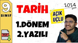 9Sınıf Tarih 1Dönem 2Yazılı [upl. by Esidnac267]