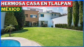 SE VENDE HERMOSA CASA EN JARDINES EN LA MONTAÑA EN TLALPAN MÉXICO [upl. by Redwine]