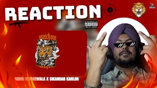 Reaction on Watch Out Official Audio Sidhu Moose Wala  Sikander Kahlon  Mxrci [upl. by Portugal]