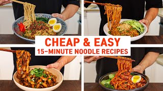 Cheap amp Easy 15 Minute Noodle Recipes For Noodle Lovers [upl. by Daffy804]