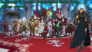 Final Fantasy XIV Endwalker Benrnie Belmont and Ney Sylvare Marriage ceremony [upl. by Selda]