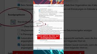 In Outlook Kalenderwochen anzeigen [upl. by Attenra]