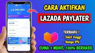 Lazada Paylater  Cara Aktifkan Lazada Paylater [upl. by Hsizan]