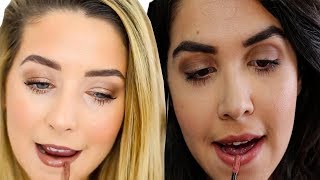 Beginner Tries Following A Zoella Makeup Tutorial [upl. by Elkcim209]