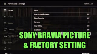 sony bravia factory settingsony bravia display setting sony bravia led tv 32 inch 32W622Gvivid [upl. by Stafford]