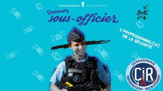 DEVENIR GENDARME  LE CONCOURS SOUS OFFICIER DE GENDARMERIE [upl. by Anohsal]