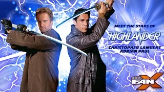 Meet Highlander stars Adrian Paul and Christopher Lambert at FanX17 [upl. by Sproul]