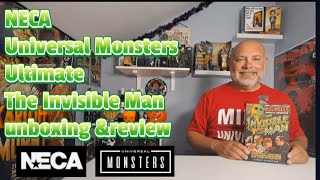 Ultimate The Invisible Man NECA Universal Monsters unboxing amp review [upl. by Eiramnwad]