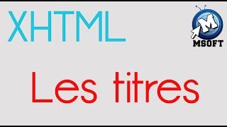 1  HTML  Les titres h1 jusquà h6  Msoft   Darija [upl. by Noletta]