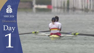 Sir William Perkinss Sch v Tideway Scullers Sch  Diamond Jubilee  Henley 2024 Day 1 [upl. by Pietje]