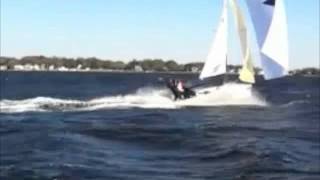 Audi Melges 20 Rippin Downwind  Russ Lucas and the Shimmer Team [upl. by Aikahc]