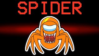 among us NEW SPIDER ROLE mods [upl. by Yaron749]