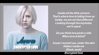 Aurora  Encrypted Love Lyric video [upl. by Ssilem]