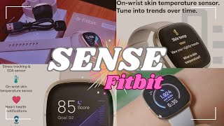 UNBOXING FITBIT SENSE ADVANCED SMARTWATCH [upl. by Ardnoet]