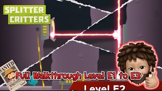 Splitter Critters  Full Walkthrough Level E1 to E3  Apple Arcade [upl. by Aeirdna12]