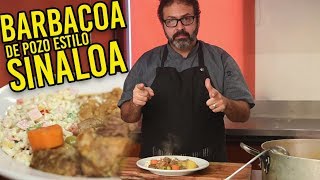 Como hacer barbacoa de pozo estilo Sinaloense  Chef Diego [upl. by Annazus]