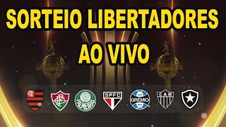 AO VIVO SORTEIO DA LIBERTADORES 2024  FASE DE GRUPOS  VEJA OS CONFRONTOS [upl. by Yenoh445]