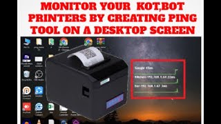 Monitor IP Address by creating Ping Tool on Desktop Screen Using Rainmeter [upl. by Iniretake]