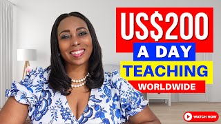 Make US200 A Day Teaching Online With These Websites Make Money Online [upl. by Yarased]