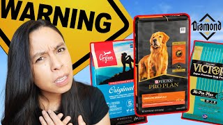 The 4 TOP Dog Foods to AVOID 😳 Purina Orijen Victor and Diamond [upl. by Airdnoed]