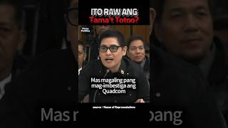 ITO RAW ANG TAMA’T TOTOO Duterte EJK QuadCom [upl. by Nelrah]