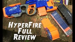 Review Nerf HYPERFIRE New Unboxing and Firing Demo [upl. by Vinson]