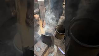 The installation process of the butchers bone cutter wooden handle [upl. by Lajes882]