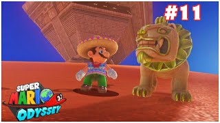 Mario LION TAMER  Super Mario Odyssey Gamas Adventures  part 11 [upl. by Ennairda]