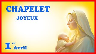 CHAPELET 🙏 Lundi 1er Avril  Mystères Joyeux PÂQUES [upl. by Belford]