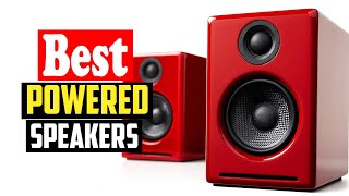 ✅Top 10 Best Powered Speakers for Turntable Reviews in 2024 [upl. by Chappy692]