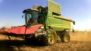 John Deere 9880i STS  Geringhoff RotaDisc Corn Harvest Hungary [upl. by Katzen]