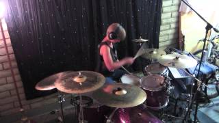 Lindsey Raye Ward  Blink182  Pretty Little Girl Drum Cover [upl. by Iveel]