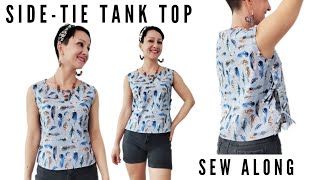 Fashion Hack Transforming Tank Tops with Side Slits amp Ties [upl. by Anirahtak958]